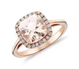 Rose Gold Princess Stone Ring
